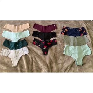 (10 pairs) VS No-Show Thongs&Cheeksters BRAND NEW